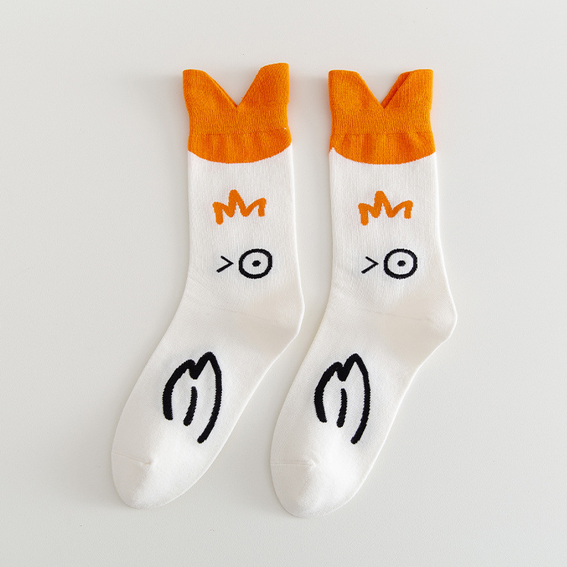 10 Pairs Creative Stereo Duck Daily Wear INS Socks Cute Crew Socks